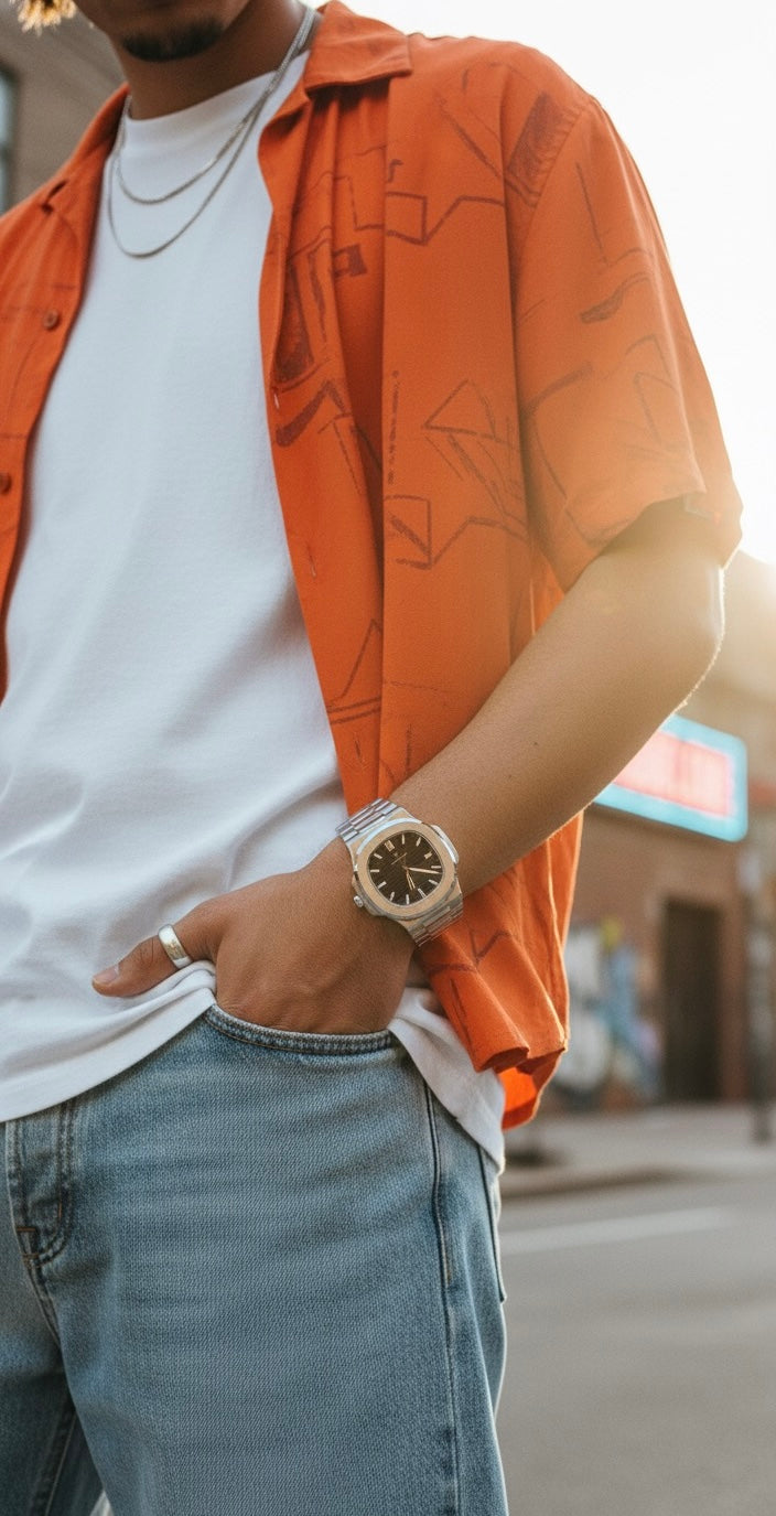 Luxury Stainless Steel Watch