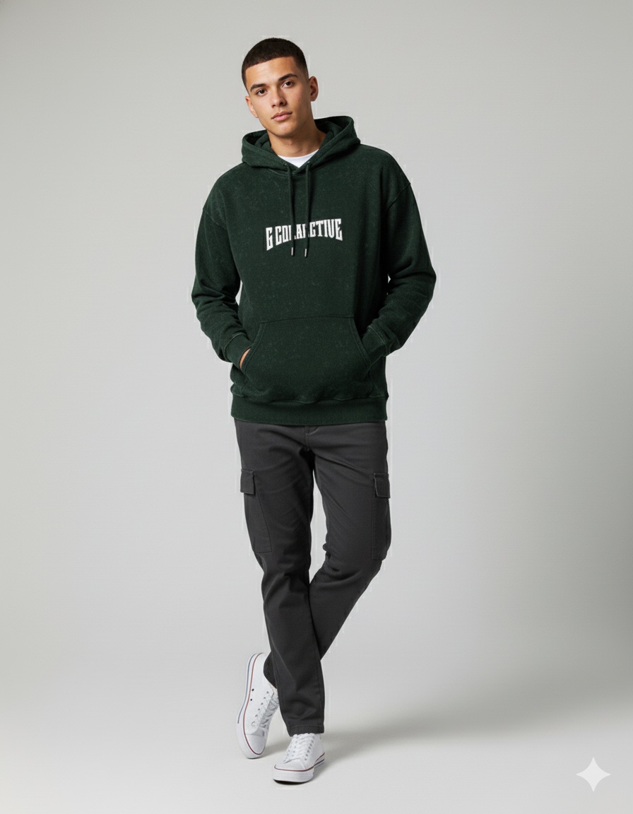 Unisex Acid Washed Hoodie