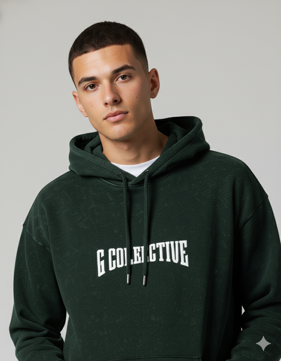 Unisex Acid Washed Hoodie