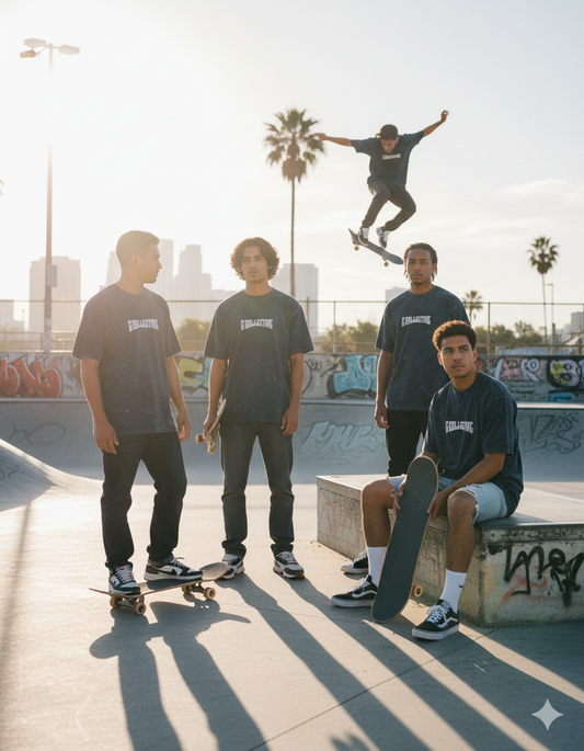 Unisex Acid Washed Oversized Tee